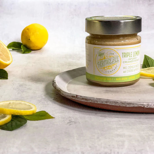 Triple Lemon Creamed Honey