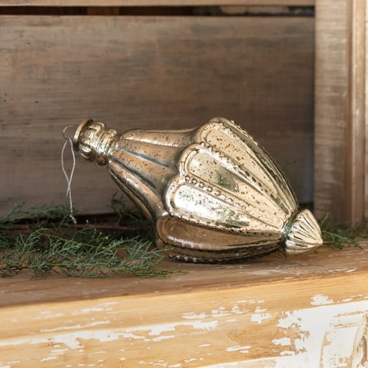 Cathedral Antique Mercury Glass 12" Ornament