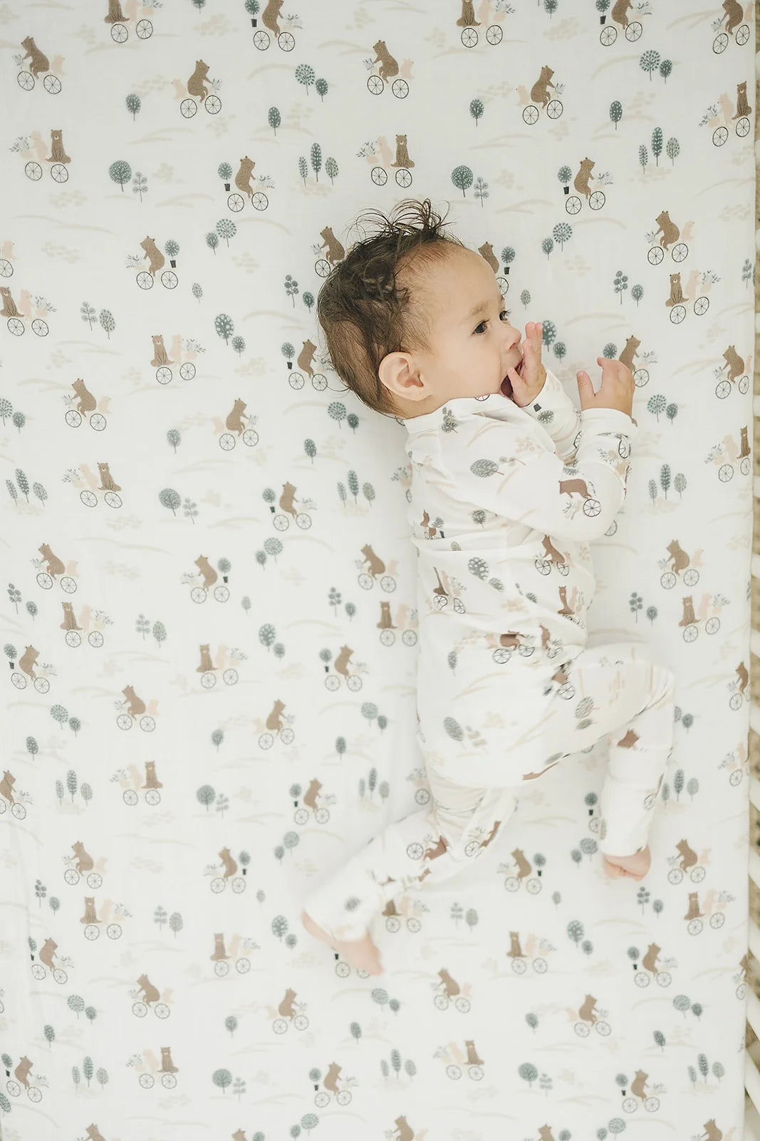 Baby Sleeper TENCEL™ - Bears on Bikes