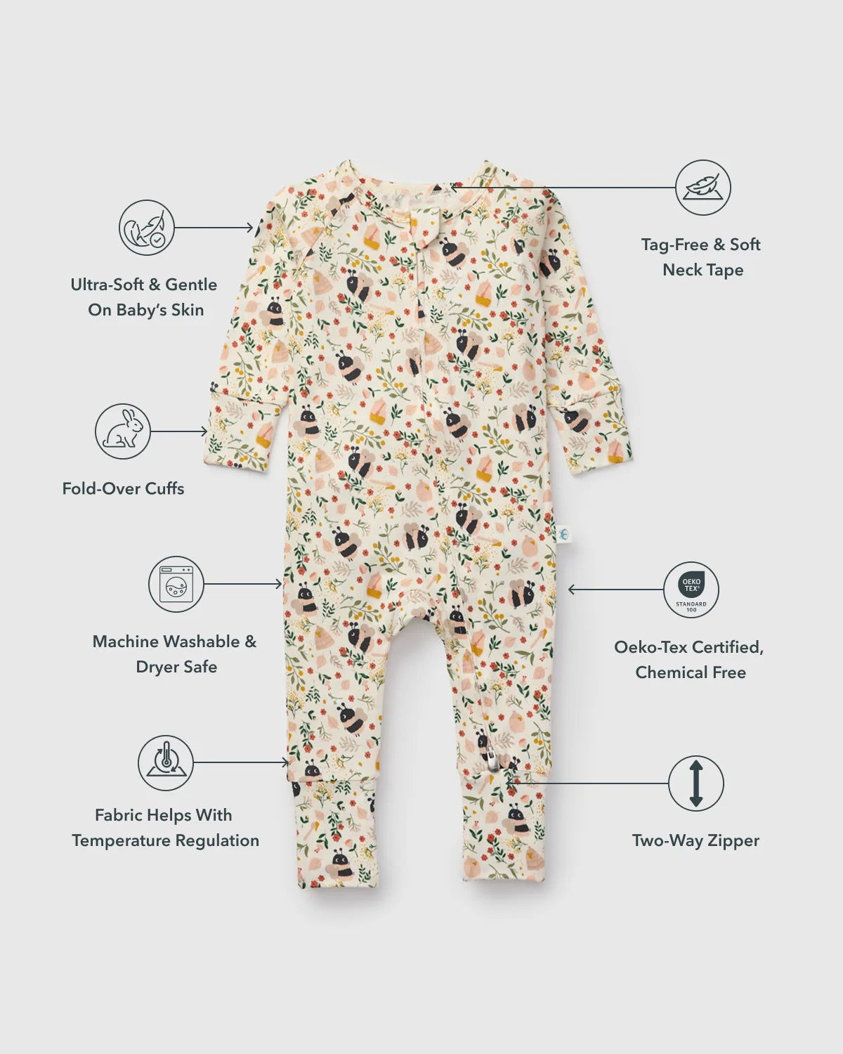 Baby Sleeper TENCEL™ - Bumble Bees