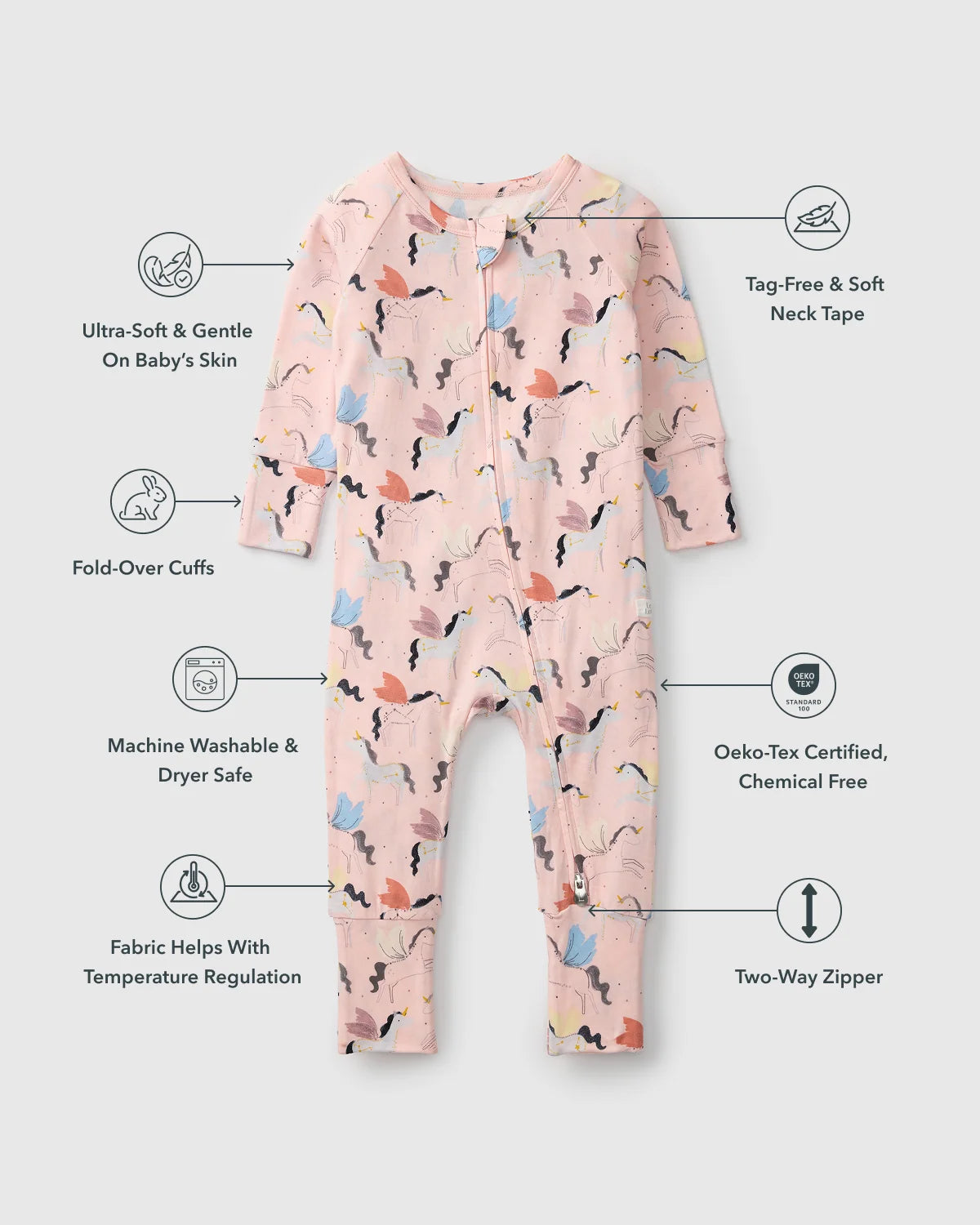 Baby Sleeper TENCEL™ - Unicorn Ballet