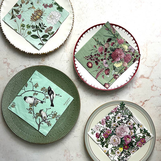 The Flora Danica Atlas Paper Napkins