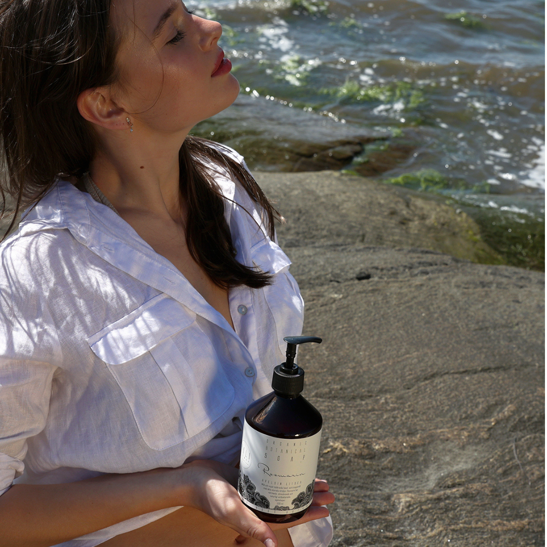 Organic Rosemary, Orange & Litsea Cubeba Liquid Soap