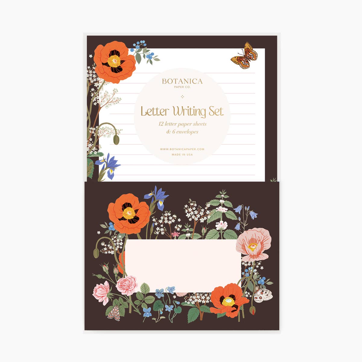 WILD FLOWERS / Letter Writing Set