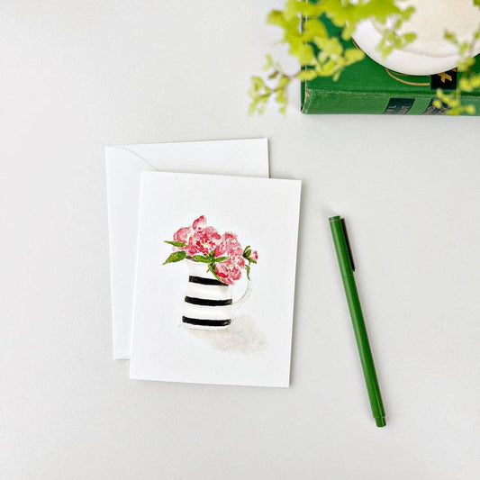 Peony notecard