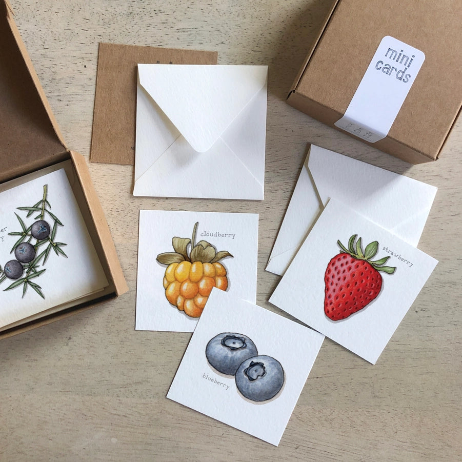 Mini Card Set Fruit & Berries