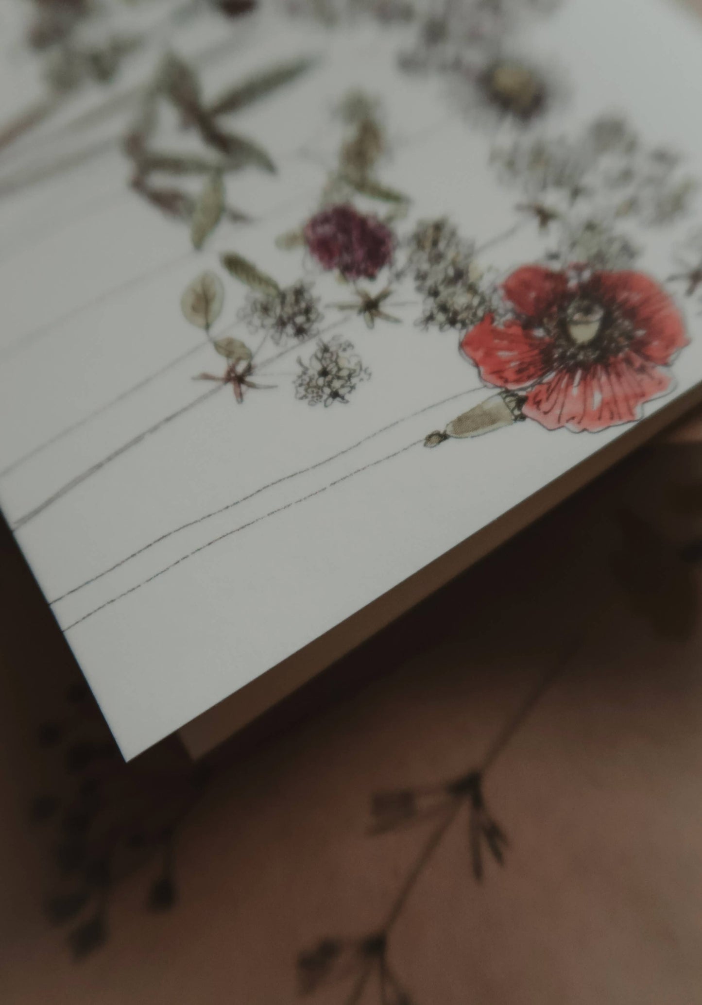 Rustic Flowers Greeting Card
