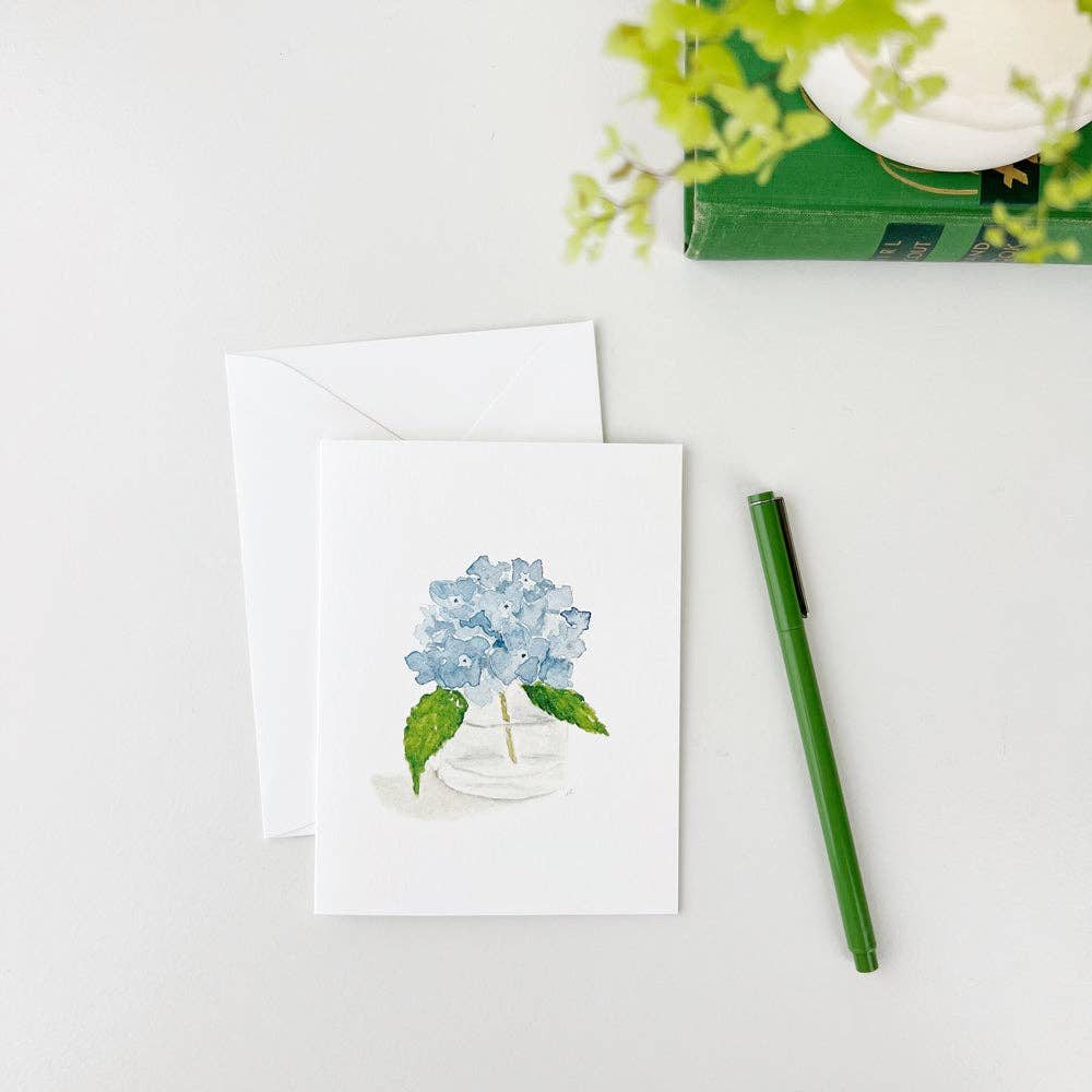 Hydrangea notecard