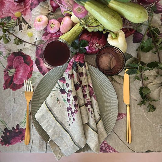 Blossom Garden linen napkins - Set of 4
