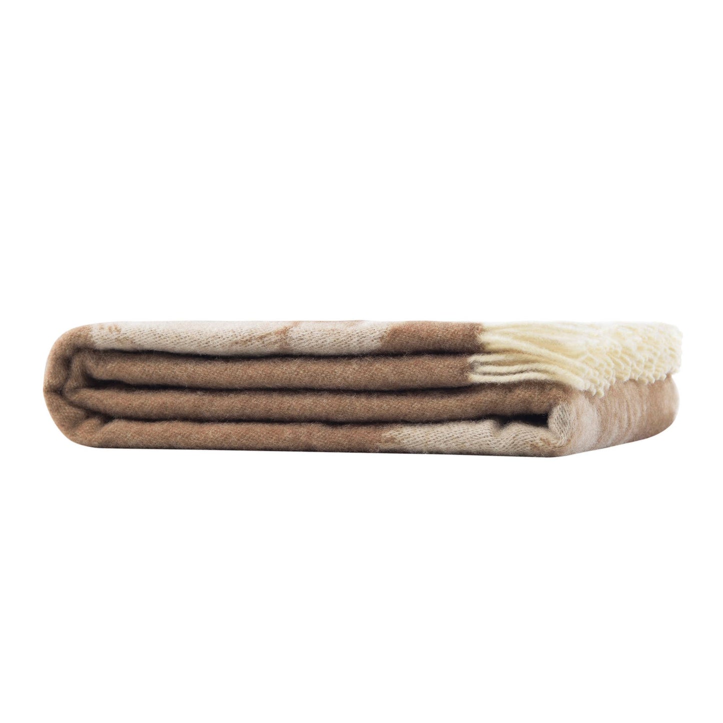 Highland Cow Brown Pure Wool Throw