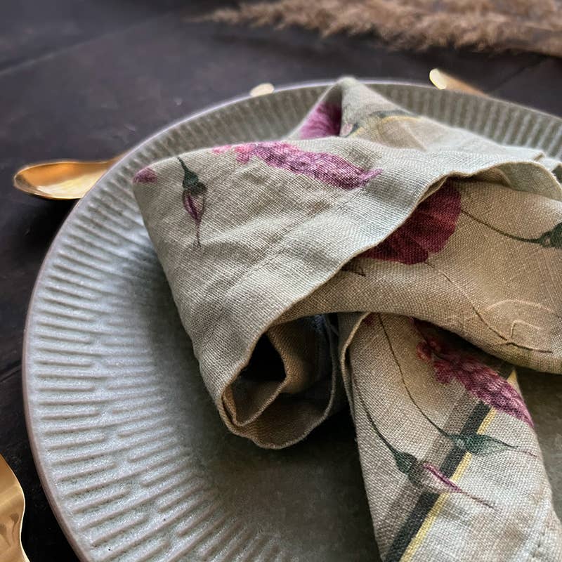 Blossom Garden linen napkins - Set of 4