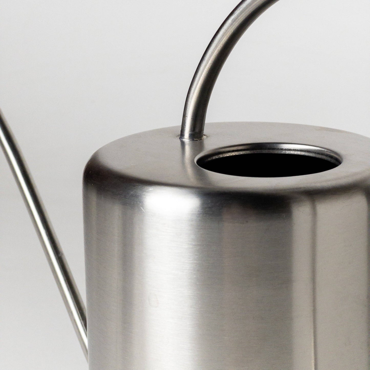 Stainless Steel Watering Can Silver 2L