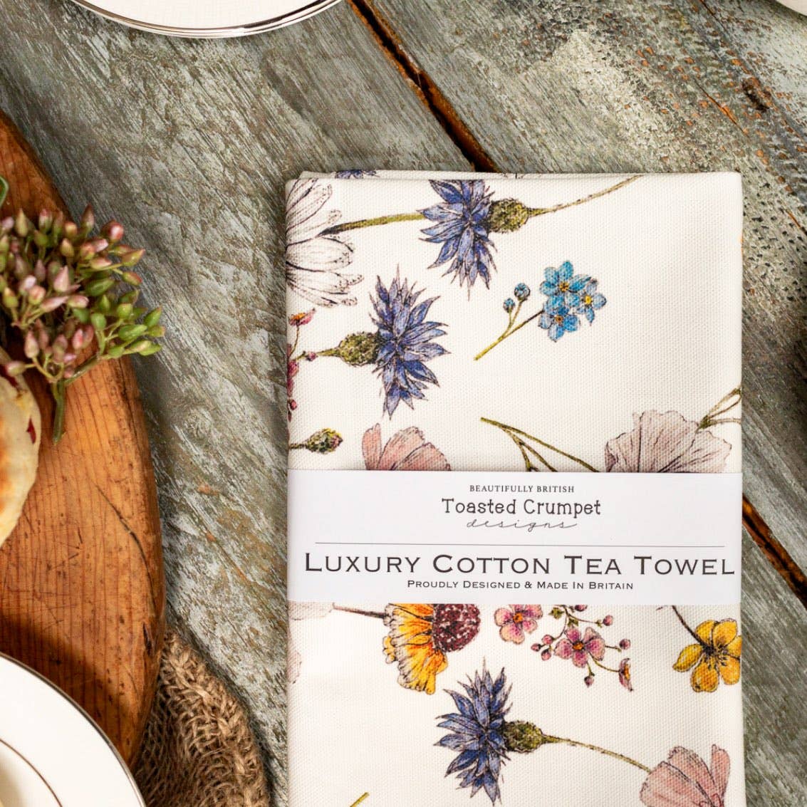The Regency Gardens Pure Tea Towel