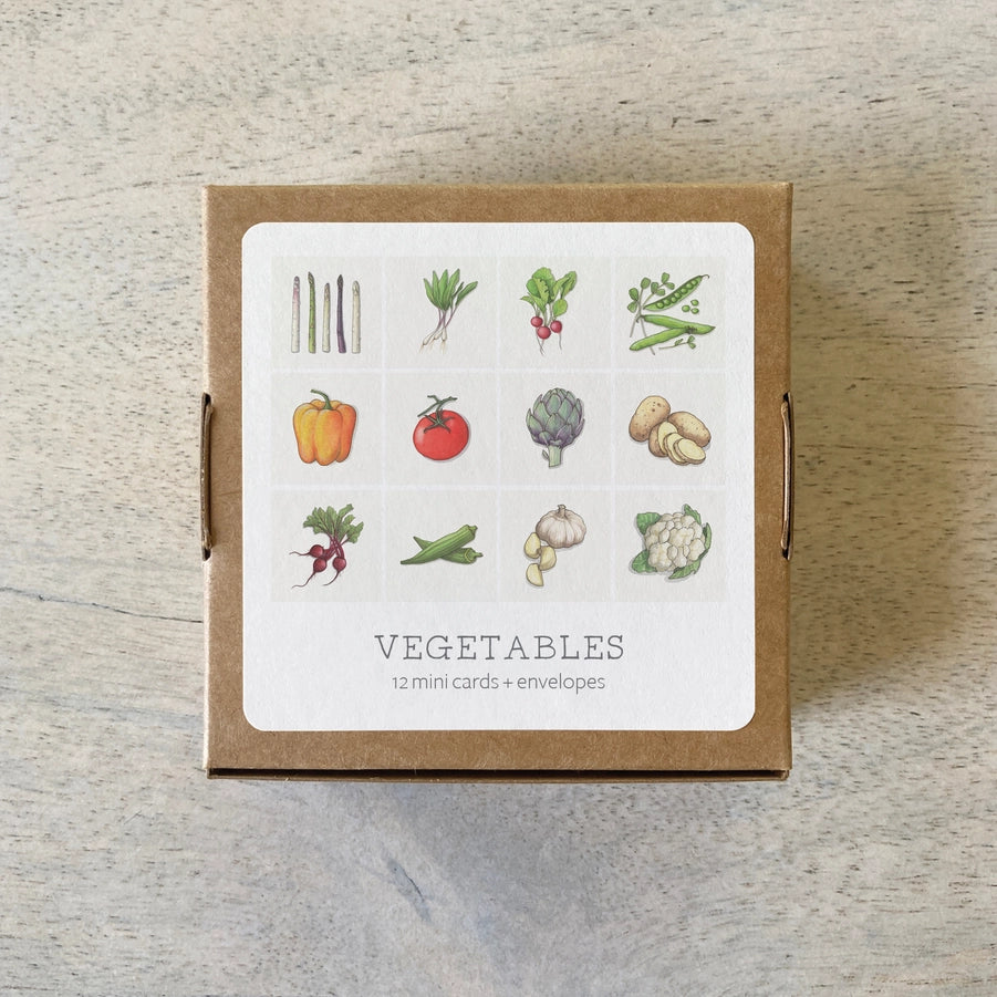 Mini Card Set Vegetables