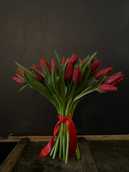 Valentine's Red Tulip Special - PREORDER FOR FEBRUARY 14TH ONLY