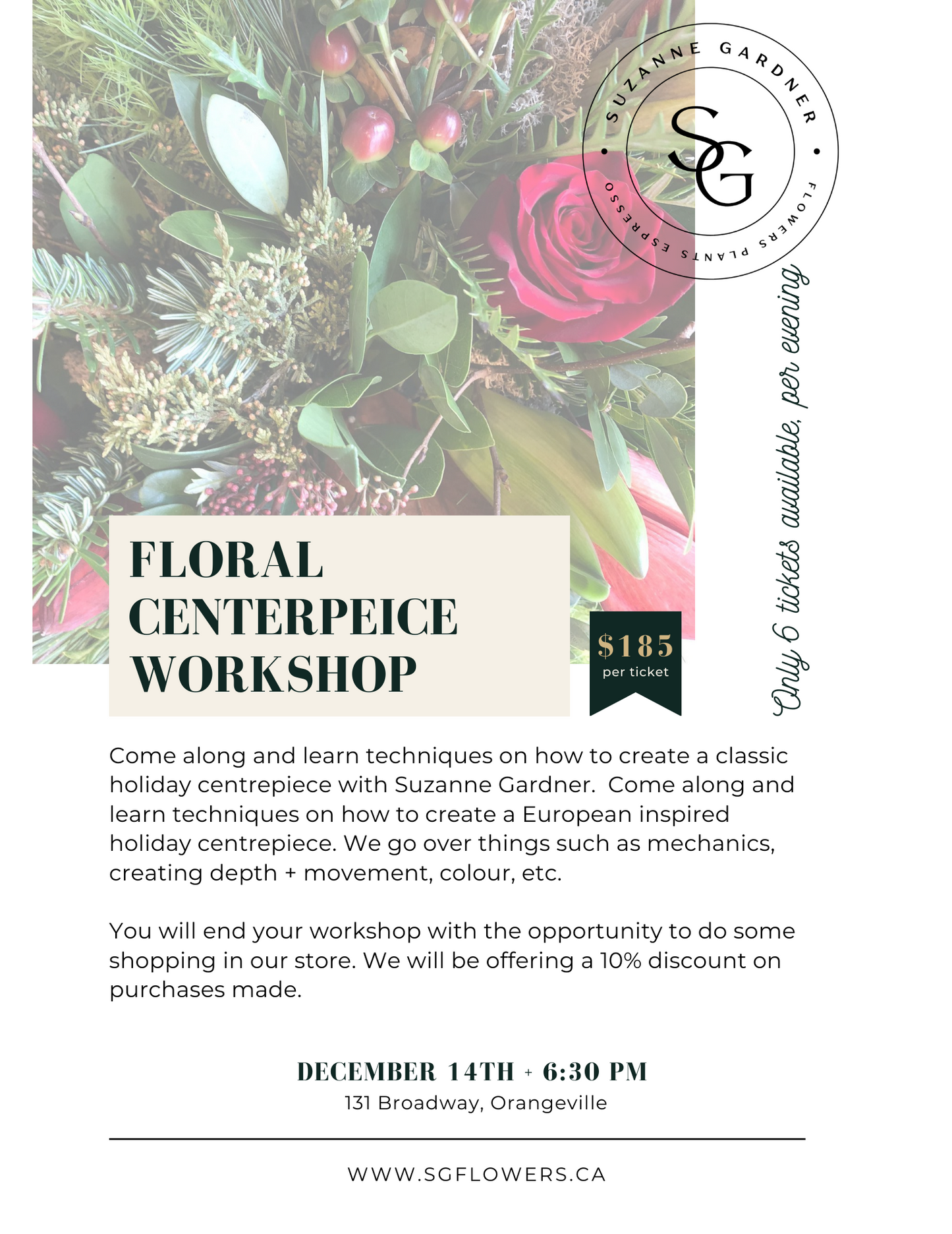 Floral Centrepiece Workshop